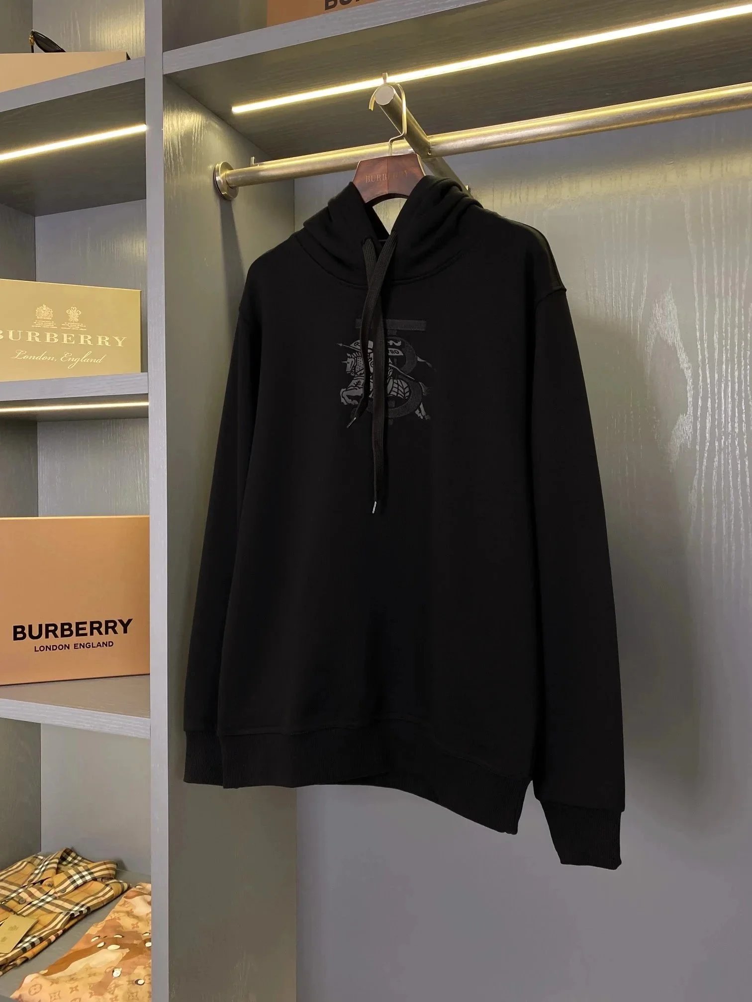 Burberry Hoodies & Sweatshirts Hooded with logo embroidery or print — 39