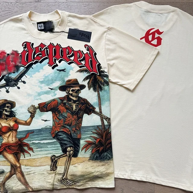 Godspeed T-Shirts Skull Graphic Print product detail image 5