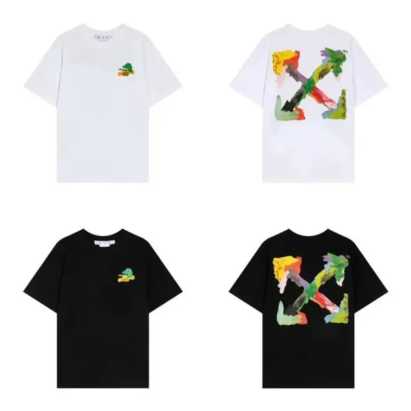 Off-White x United Arrows 'United Care' Multicolor Graphic Print T-Shirt - 5