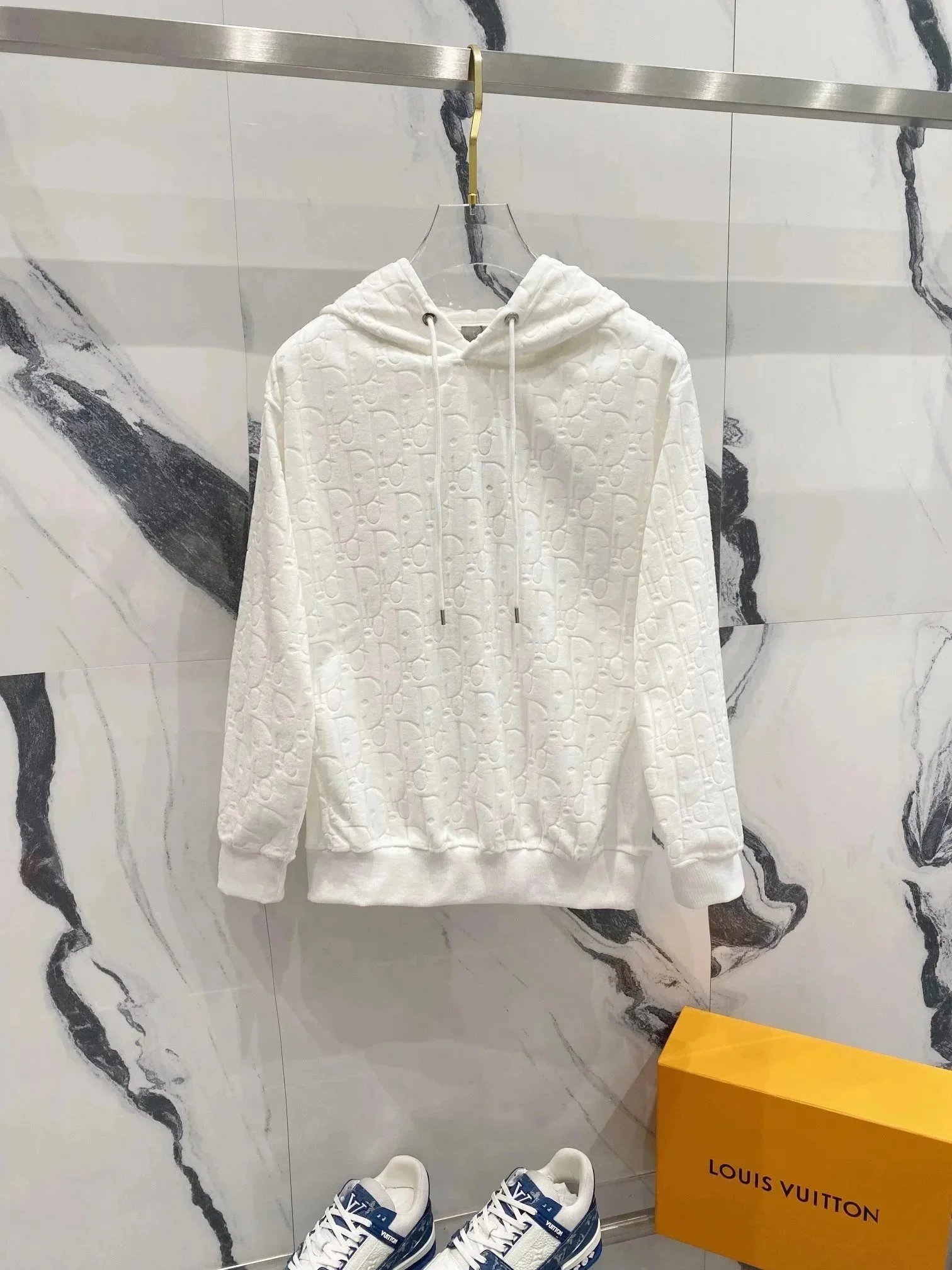 Dior Hoodies & Sweatshirts Hooded sweatshirt with CD embroidery or Oblique embossing image 7