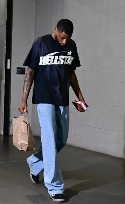 Helstar T-Shirts Oversized graphic crew-neck T-shirt product detail image 2