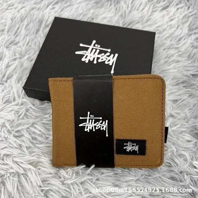 Stussy Wallets & Card Holders Canvas Bifold Wallet product detail image 3