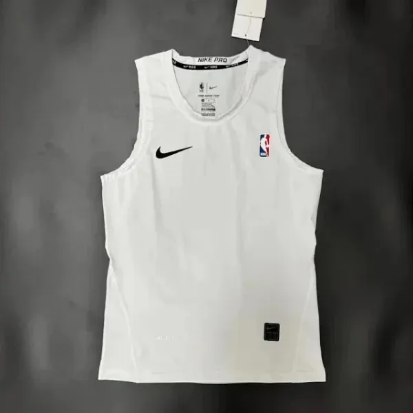 Nike Pro Cool Swoosh White Base-Layer T-Shirt - 5