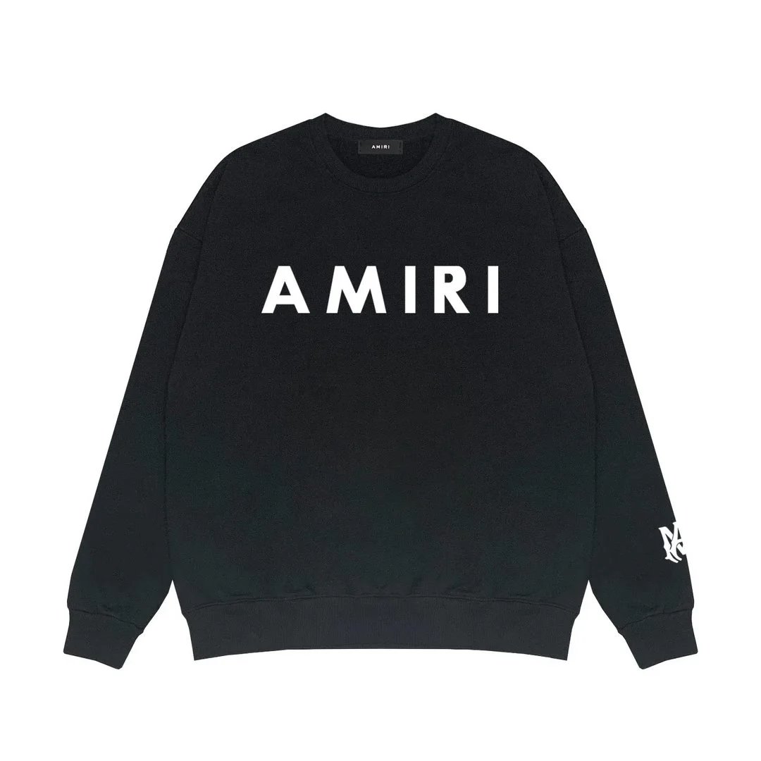 AMIRI Hoodies & Sweatshirts Logo Print Crewneck Sweatshirt — 1
