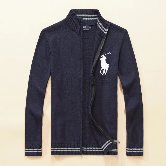 Polo Ralph Lauren Knitwear Quarter-Zip Striped Knit Sweater product detail image 8