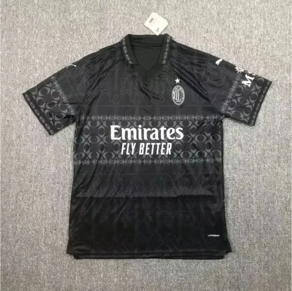 AC Milan x Puma Third Jersey Black Patterned Football Jersey - 1