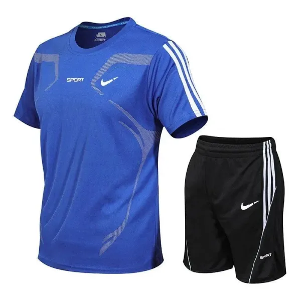 Nike Sport Performance Set Blue and Black Activewear - 1