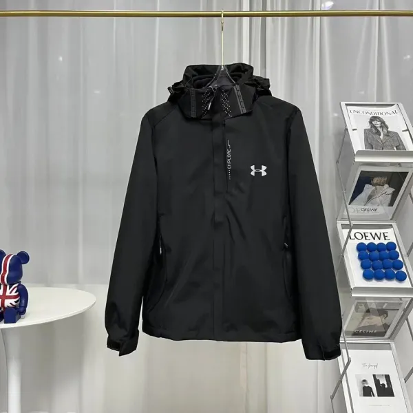 Under Armour Explore Navy Windbreaker Jacket - 15