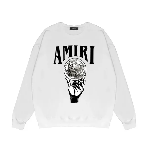 Amiri Crystal Ball Graphic Hoodie White - 10