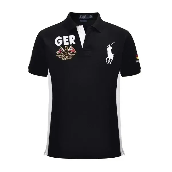 Ralph Lauren Polo Custom Fit Black GER Edition Polo - 1