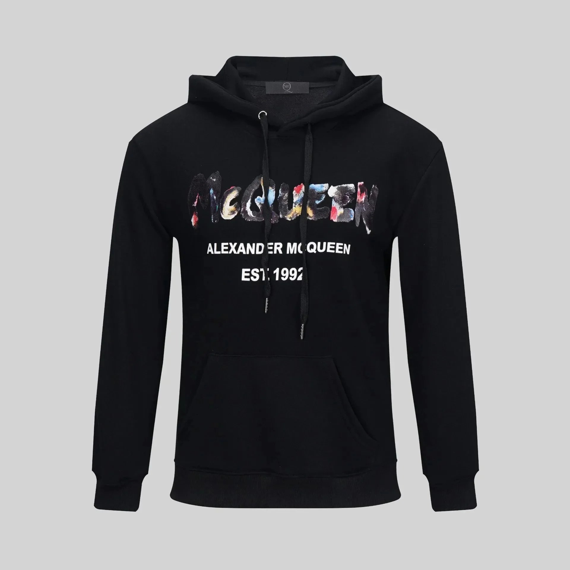 Alexander McQueen Logo Print T-Shirt in White and Black - 5