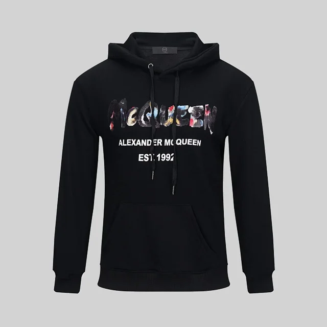 Alexander McQueen Hoodies & Sweatshirts Logo Graphic Pullover Hoodie product detail image 4