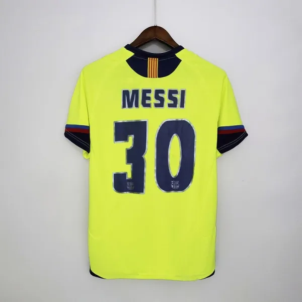 FC Barcelona 2003-04 Away Jersey Yellow - 9