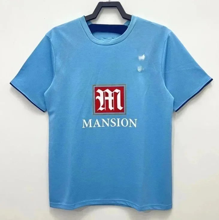 Hoisten Vintage Football Jersey Navy Purple Patterned Polo - 4