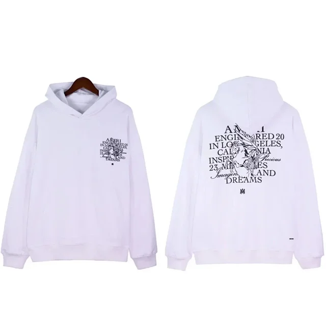 AMIRI Hoodies & Sweatshirts Logo Print Pullover Hoodie product detail image 3