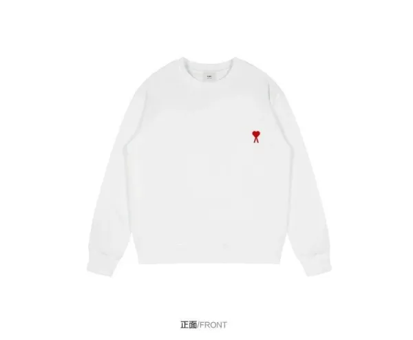 Comme des Garçons Play Heart Logo White Hoodie - 1
