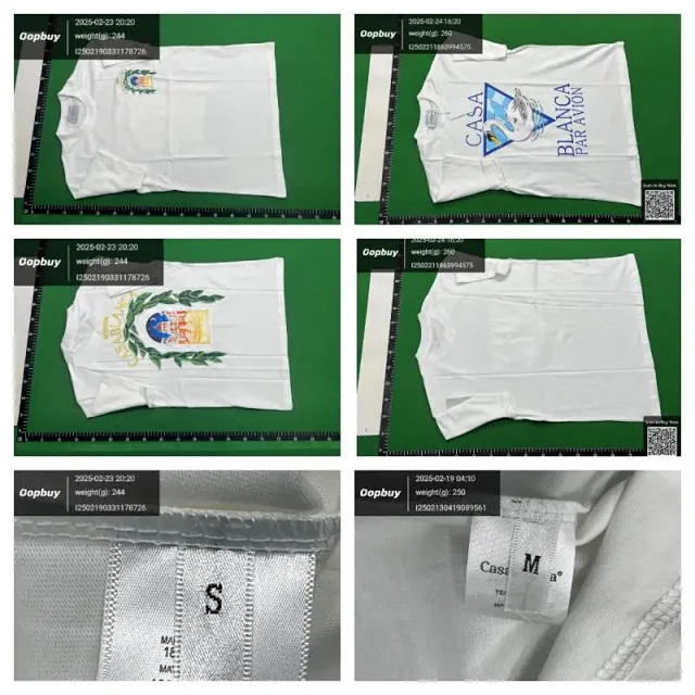 Casablanca T-Shirts Short-Sleeve Graphic Print product detail image 2