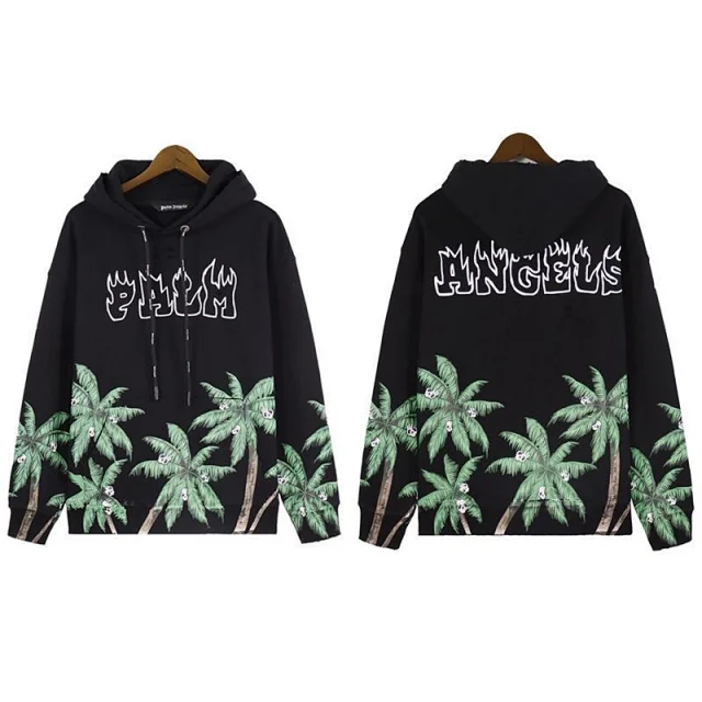 Palm Angels Hoodies & Sweatshirts Graphic Pullover Hoodie product detail image 4