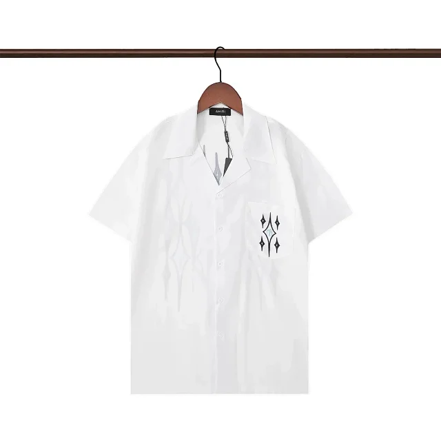AMIRI Shirts Short-Sleeve Graphic Button-Up product detail image 7