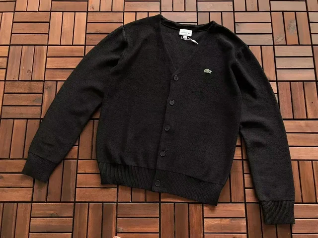 Lacoste Knitwear Crocodile Logo Crew-Neck Knit Sweater product detail image 4