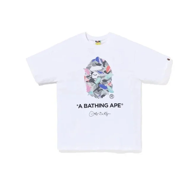 A Bathing Ape T-Shirts Short Sleeve Camouflage Head Graphic product detail image 10
