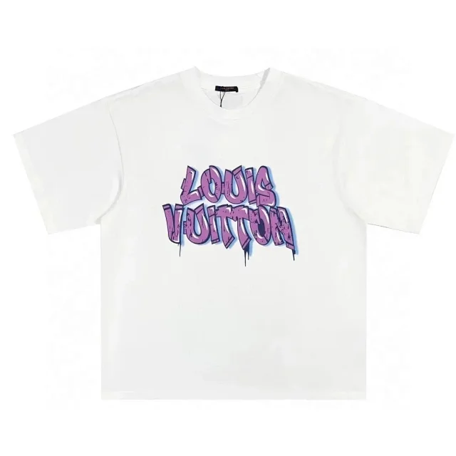 Louis Vuitton T-Shirts Graphic Logo Print product detail image 5