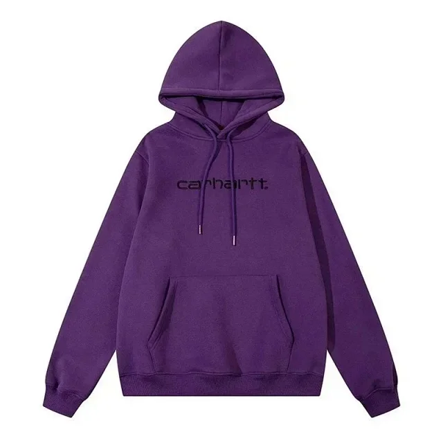 Carhartt Hoodies & Sweatshirts Logo-embroidered pullover hoodie with kangaroo pocket product detail image 4