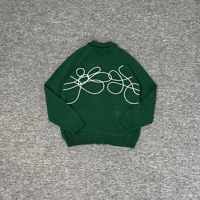 Arte Knitwear Logo Knit Sweater and Zip Cardigan product detail image 4
