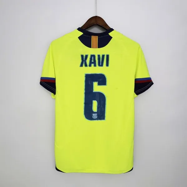 FC Barcelona 2002-03 Away Jersey Xavi Yellow - 1