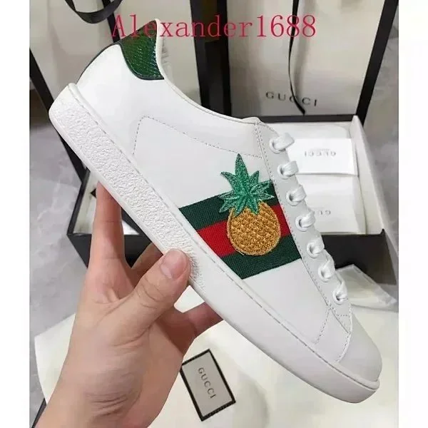 Gucci Sneakers Low-Top Web Stripe Embroidered product detail image 3