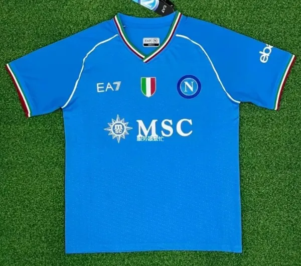 EA7 Napoli 2023-24 Home Jersey Blue - 1