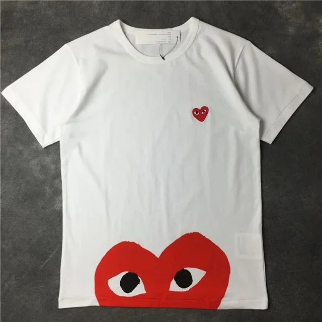 Comme des Garçons T-Shirts PLAY heart graphic short-sleeve T-shirt product detail image 6