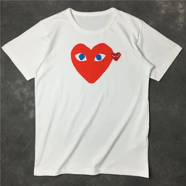 Comme des Garçons T-Shirts PLAY heart graphic short-sleeve T-shirt product detail image 8