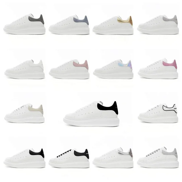 Alexander McQueen Sneakers Oversized Sneaker with contrast heel tab product detail image 1