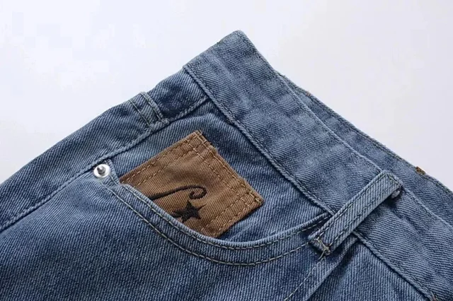 Unbranded Jeans Crescent Moon and Star Embroidered Denim product detail image 9