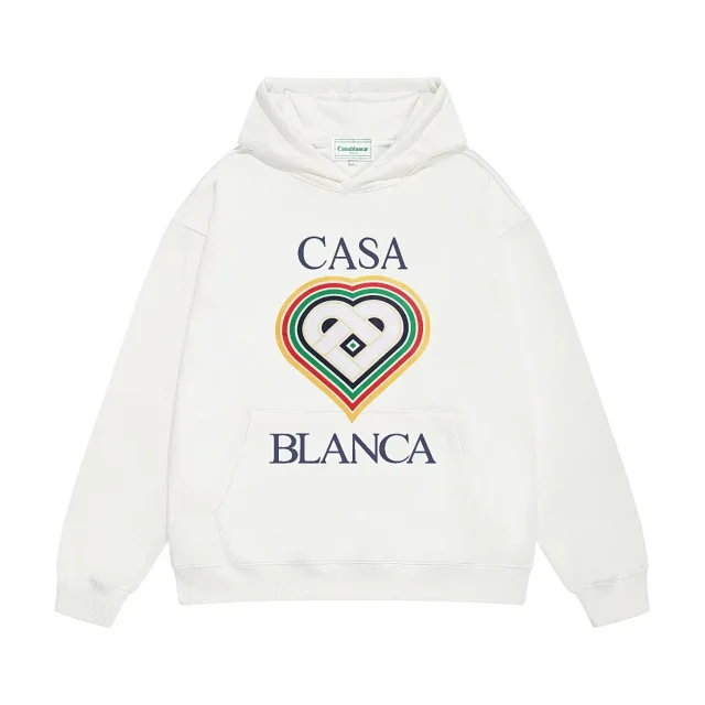 Casablanca Hoodies & Sweatshirts Logo Print Pullover Hoodie product detail image 2