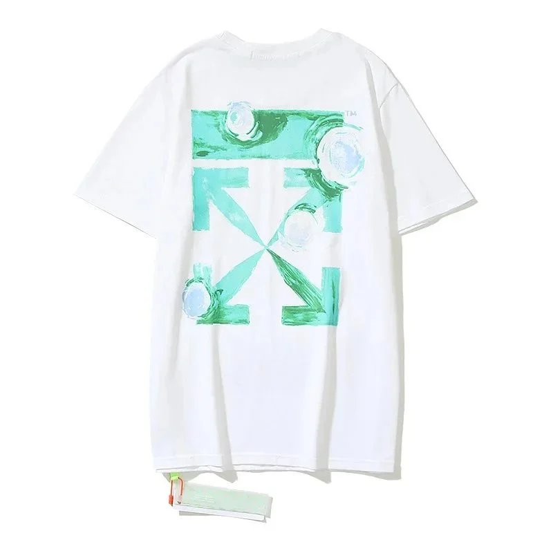 Off-White T-Shirts Short-Sleeve Graphic Arrow Print — 1415 white