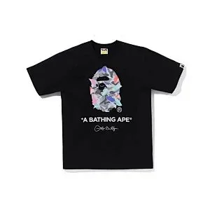 A BATHING APE T-Shirts Head Graphic Short-Sleeve T-Shirt product detail image 2