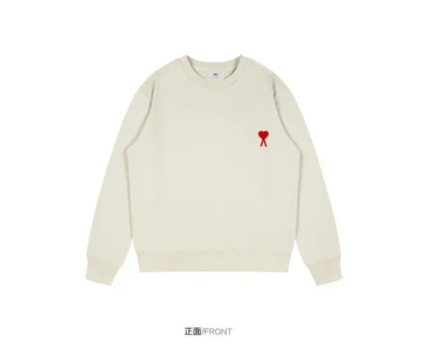 Play Comme des Garçons Heart Logo Sweatshirt Gray - 4