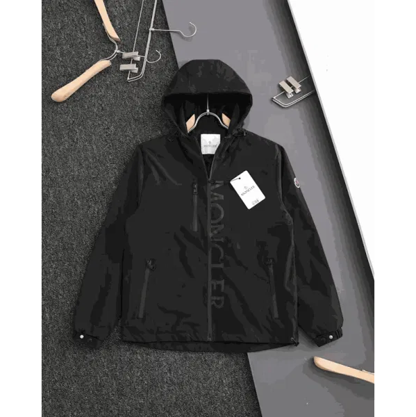 Moncler Windbreaker Jacket Army Green Outerwear - 3