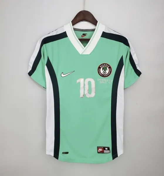 Nike Nigeria 1998 World Cup Away Jersey Mint Green - 1