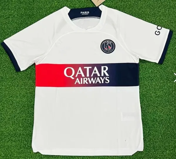 Paris Saint-Germain 2023-24 Away Jersey White - 1