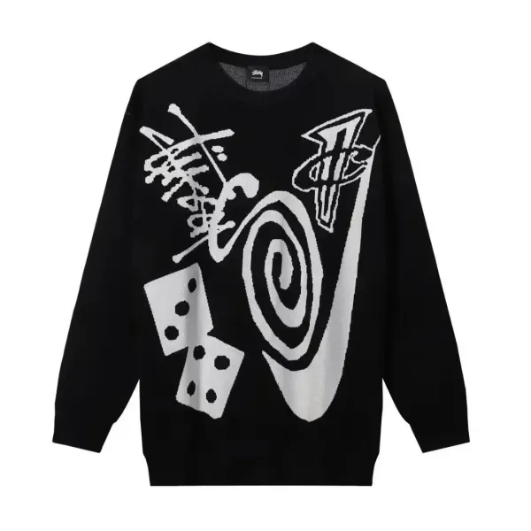 Off-White Reversible Logo Knit Vest Black/White - 7