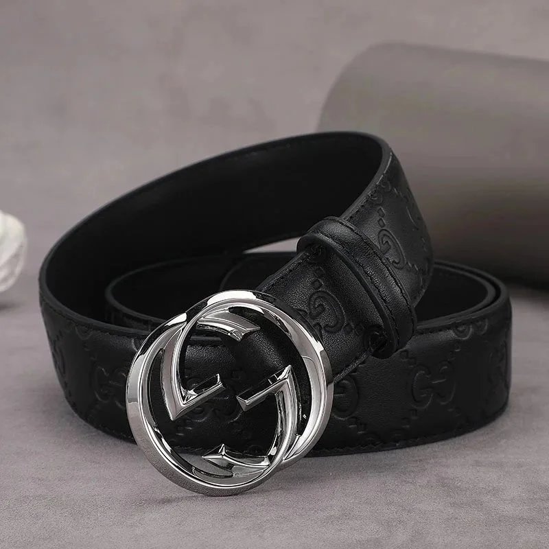 Gucci Bee Motif GG Supreme Belt Black - 3