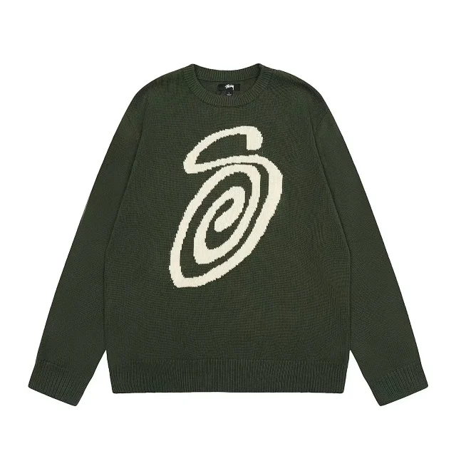 Stüssy Knitwear Graphic Logo Knit Crewneck Sweater product detail image 15
