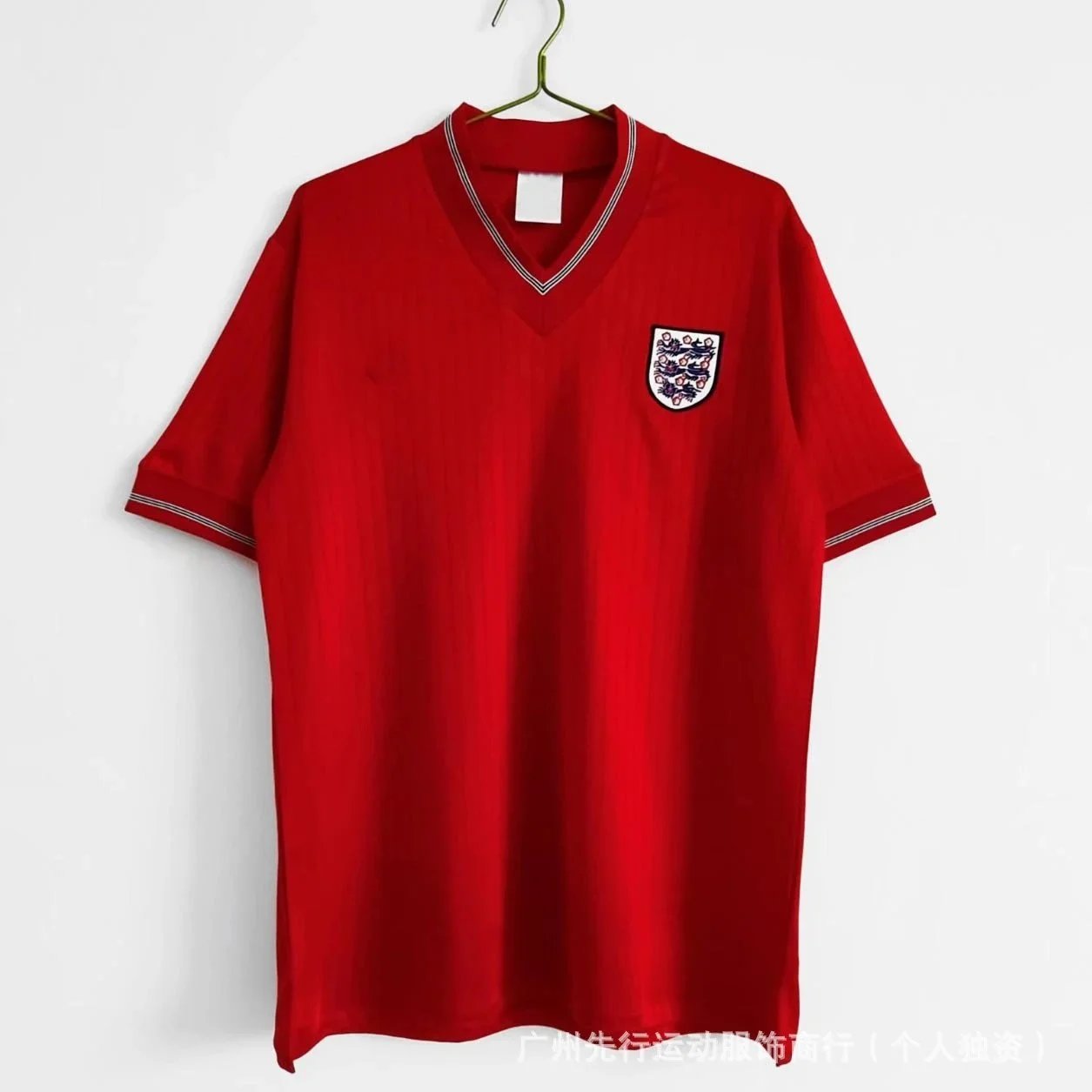 Unbranded Football Jerseys Retro National Team Short-Sleeve — England away kit for the 1984/87 season