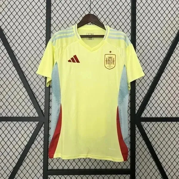 Adidas Spain National Team 2024 Away Jersey Yellow - 1