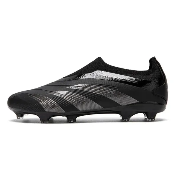 Adidas X Ghosted.1 FG Black Silver Soccer Cleats - 1