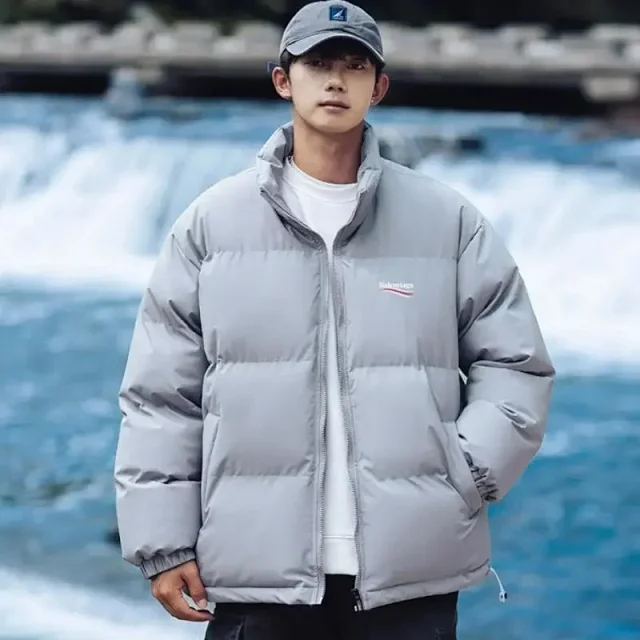 Balenciaga Down Jackets High-neck quilted puffer jacket product detail image 9
