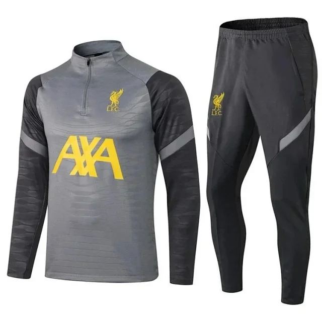 Paris Saint-Germain Tracksuits Long-Sleeve Half-Zip Football Training Set product detail image 8